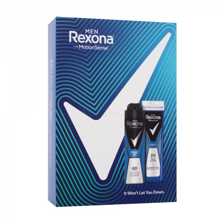 Kazeta Rexona Cobalt SPG+deo Men | Kosmetické a dentální výrobky - Pánská kosmetika - Dárkové kazety